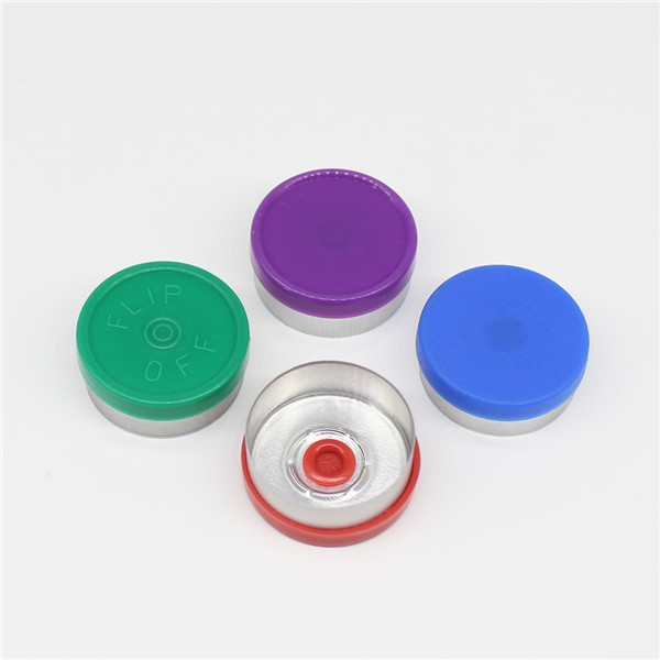 20mm aluminum plastic combination flip off cap