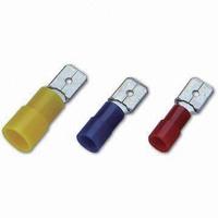PVC Insulated-double Crimp Male Disconnects Terminals 