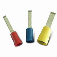 Lipped Blade Terminals with Nylon Insulated-double Crimp 