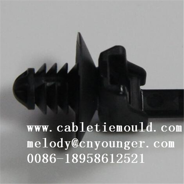 fir tree and aircraft head table cable ties mould