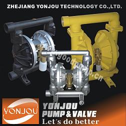 QBY stainless steel air operated diaphragm pumps