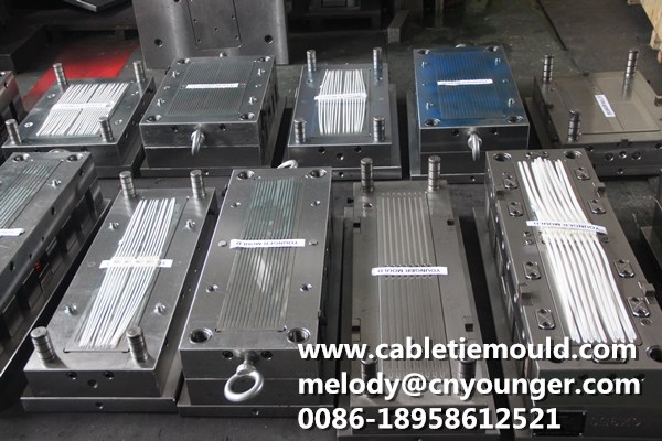 sheet edge buckle cable ties moulds 