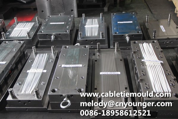 sheet edge buckle cable ties moulds 