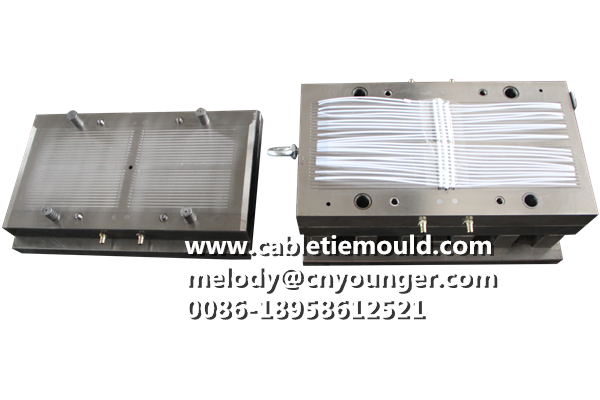 Cable Tie Mould Push Mount Cable