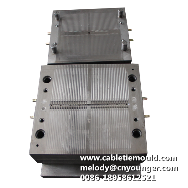 Angular Push Mount Cable Tie mould 