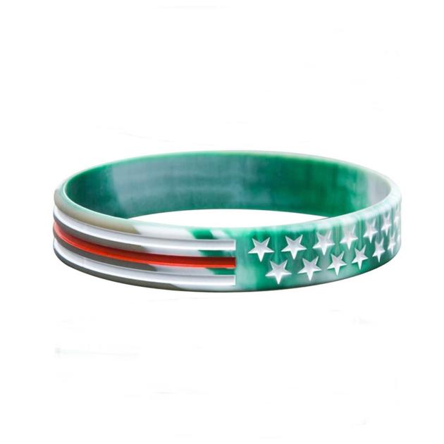 Army Military Rubber Bracelets Wristbands