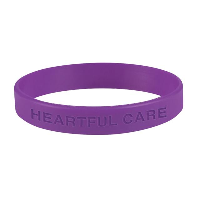 Buy Custom Purple Silicone Rubber Bracelets