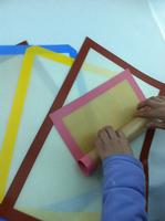 Wholesale hot selling non-stick fibreglass silicon baking mat
