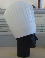 viccose oval top chef hat