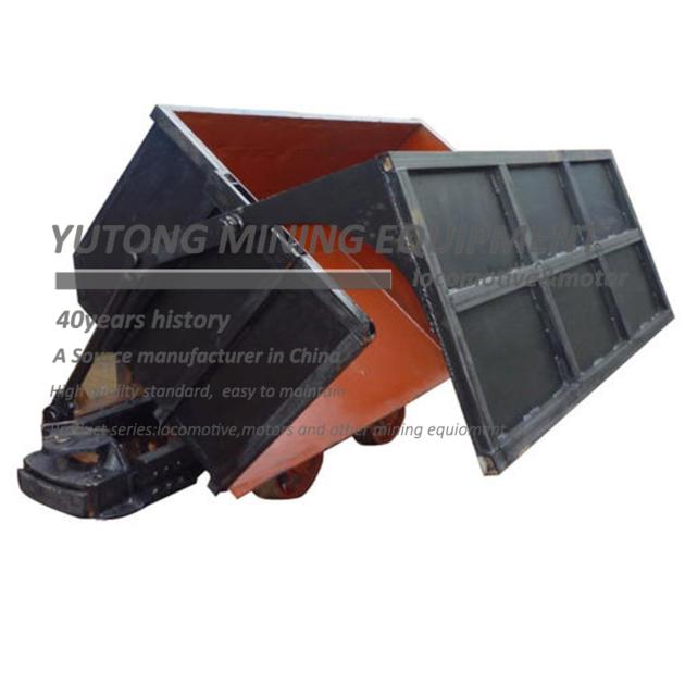 Single side tipping mining wagons with 6 ton capacity