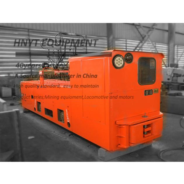 10 ton Xiangtan trolley electric locomotive for gold mine