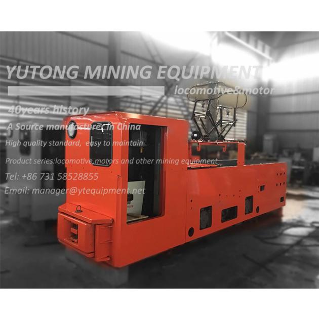 14t mining electric trolley locomotive with air brake on sale