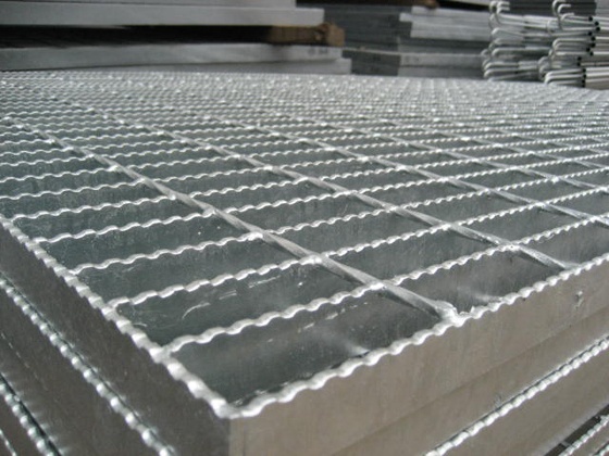 Hot dip galvanized after Sand blasting flooring steel gratings for steel structural platform 