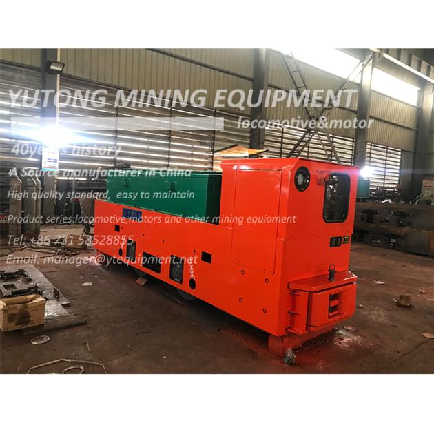 8 Ton Narrow Gauge Mining Battery Locomotive for Gold Mine