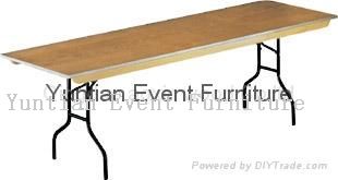 folding tables and folding chairs