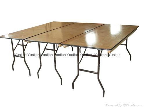 plywood banquet folding table