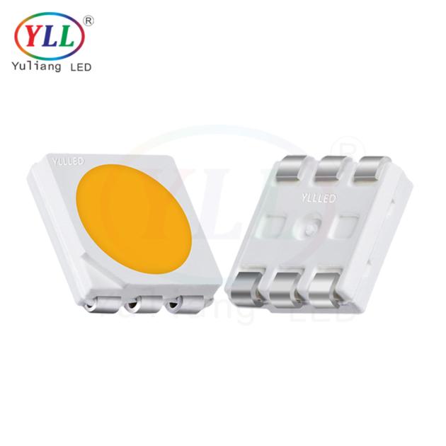 5050 5060 plcc 6 three chips white smd led for linear light