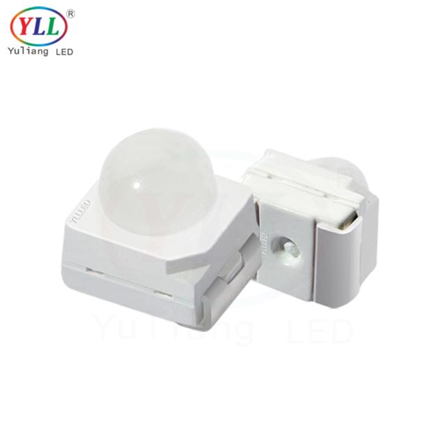 3528 plcc 2 smd led with lens 30 degree Red/Yellow/Green/Blue