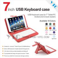 2013 New design High quality keyboard case for 7 inch tablet pc