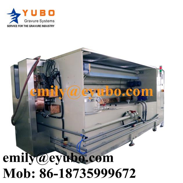 Copper Plating machine for Pre-press gravure cylinder making