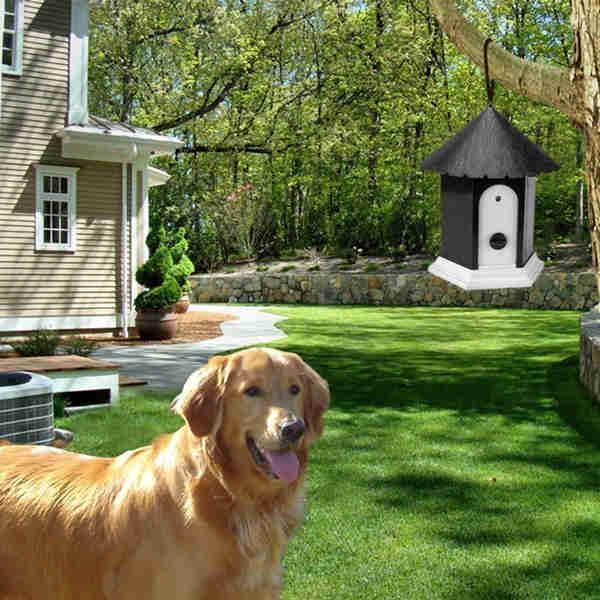 Stop dog barking ultrasonic bark off limiter birdhouse box shock silencer controller device for Pets