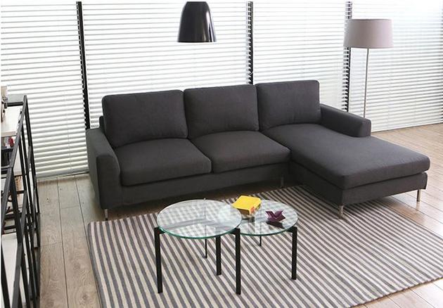 Modern Style Fabric Feather Sofa Set