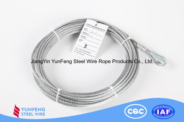 high elasticity Transparent PU Coated High Carbon Steel Wire Rope for Aviation
