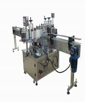 The red wine bottle double pasted labeling machine
