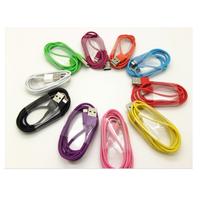 Multicolor USB Charging Cable For Iphone 5
