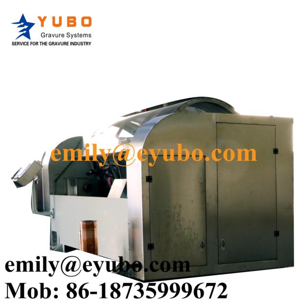 Copper grinding polishing two-in one machine for gravure cylinder making