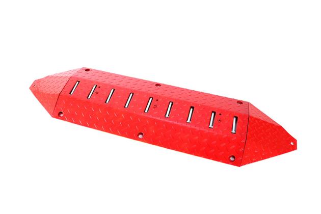 2017 hot sale manual type speed bump metal tyre killer speed bump steel