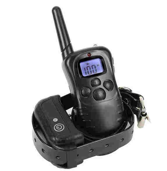 Stop barking electric E-collar remote shock training static impulse vibration anti-bark dog collar