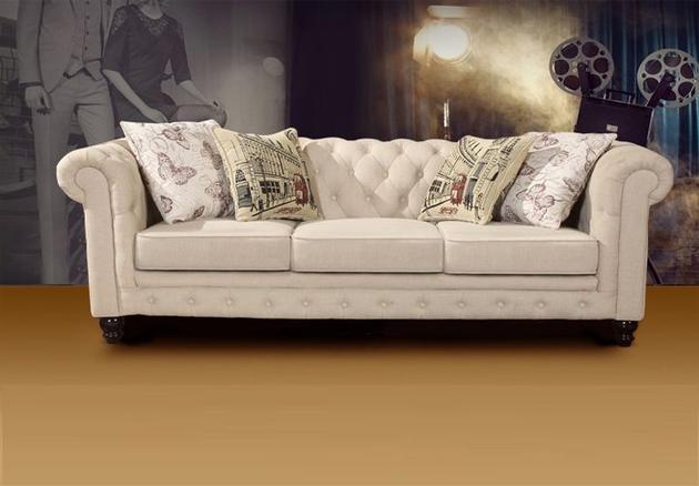  Factory Direct American Style Fabric Sofa