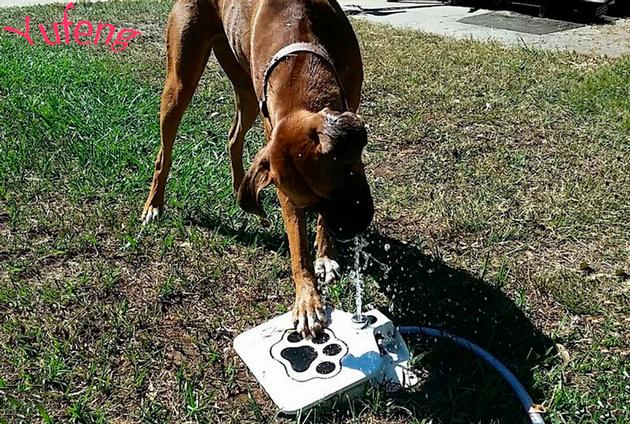 yufeng outdoor paw activated fountain high quality copper