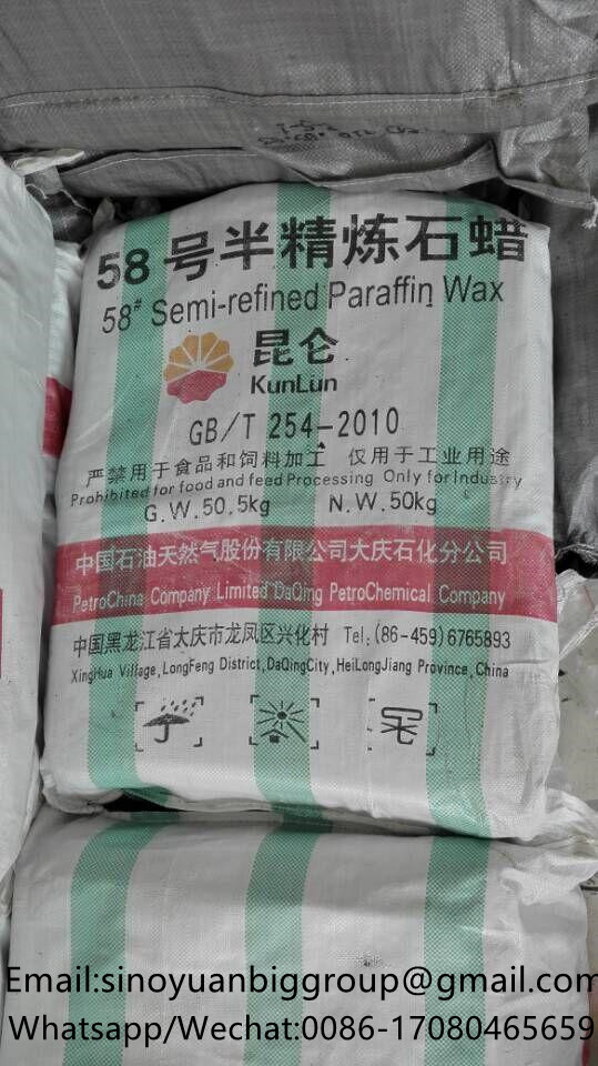 Kunlun Brand Paraffin Wax Fully Semi