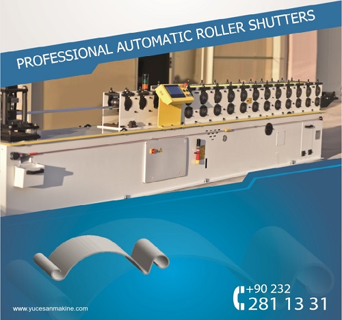 YCL 130' BOTTOM SLAT Roller Shutter Forming Machine,Shutter Door Forming Machine, Roll Forming 