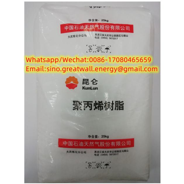 Kunlun PP/Virgin Polypropylene/Non Woven PP Granules Resins For Injection Molding Extrusion Filming
