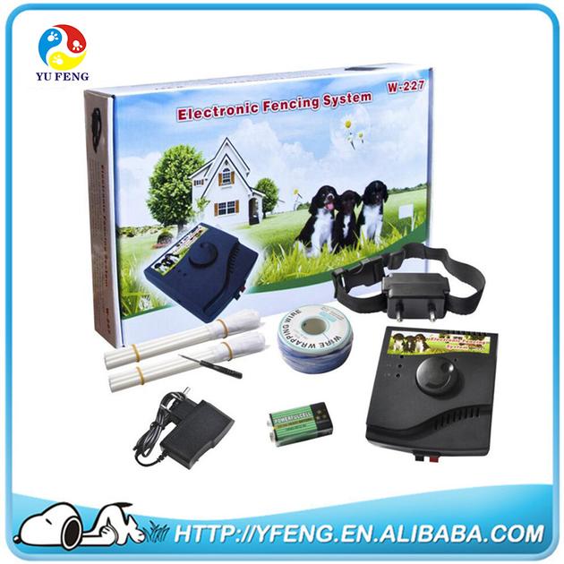 yufeng waterproof collar dog electronic fence system for trainig pets