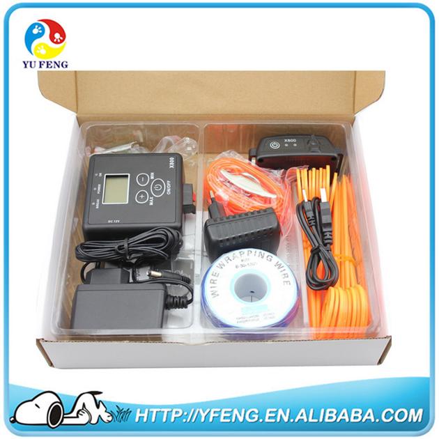 x-800 waterproof rechargeable electronic dog fence system for training dogs in yard