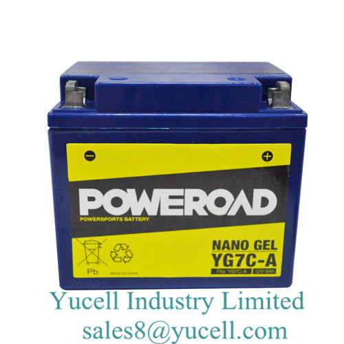 True Nano GEL Motorcycle Battery YG7C-A