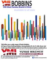 Plastic Textile Bobbin for Ring Frame, Simplex Frame, all textile spinning machinery