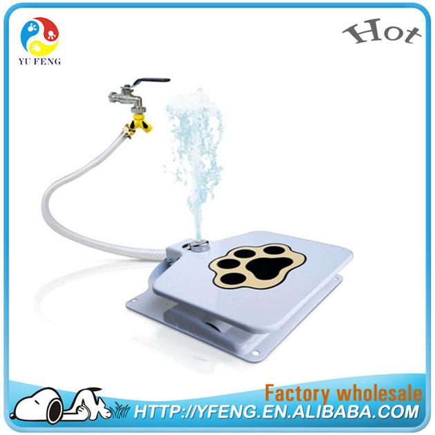 "Yufeng Outdoor Paw Activated Fountain Dog Pet Drinking Water High Quality  "