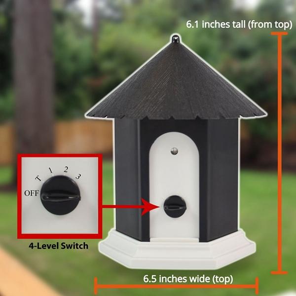 activated at 50 feet no collar 9v battery outdoor sonic bark control for dogs yufeng