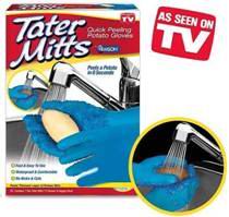 peeling potato gloves