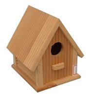 wooden birdhouse
