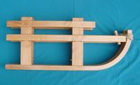 wooden sledge