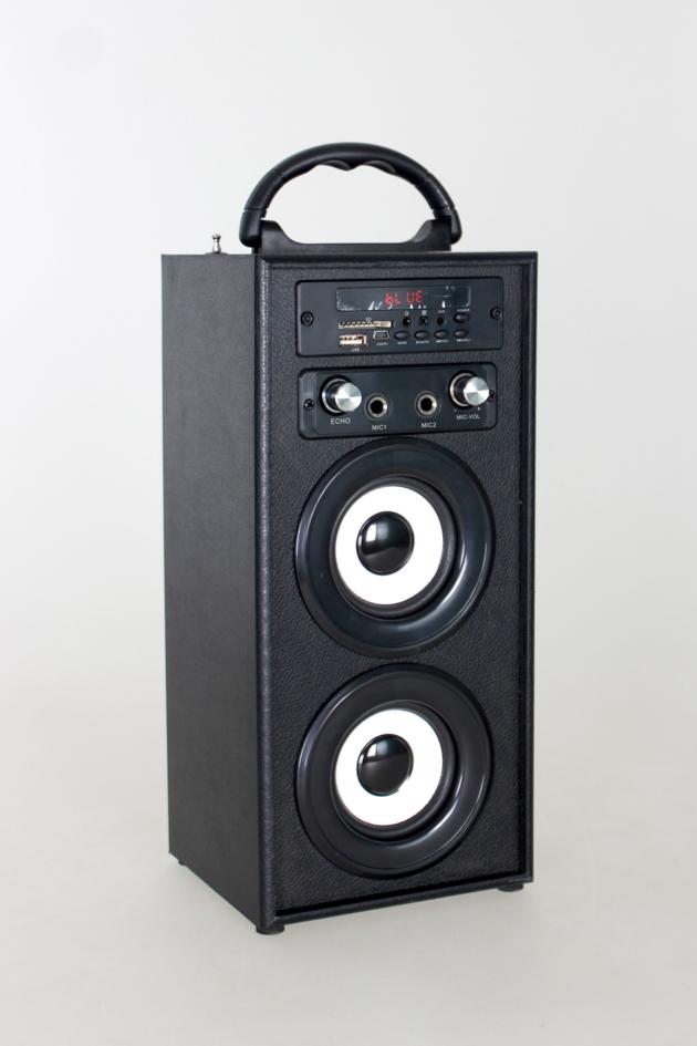 New product bluetooth wooden mega bass speaker