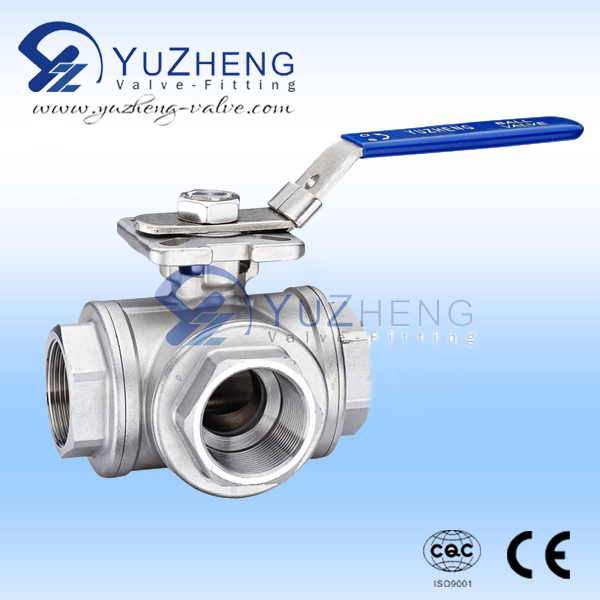 Stainless Steel 3way Ball Valve