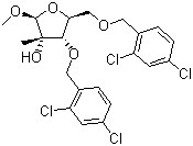 1-O-Methyl-3,5-bis-O-[(2,4-dichlorophenyl)methyl]-2-C-methyl-alpha-D-ribofuranoside