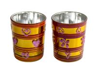 Frosted Votive Candle Holders 